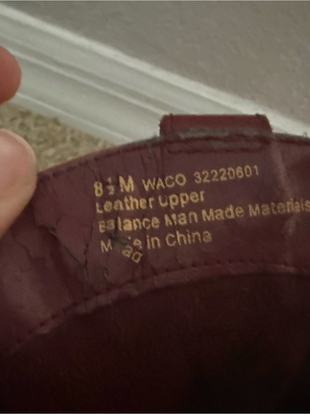 Franco Sarto Waco Red Leather Western Ankle Boots Women’s Size 8.5 - Picture 2 of 12